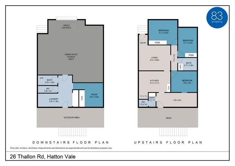 Floorplan of Homely house listing, 26 Thallon Road, Hatton Vale QLD 4341