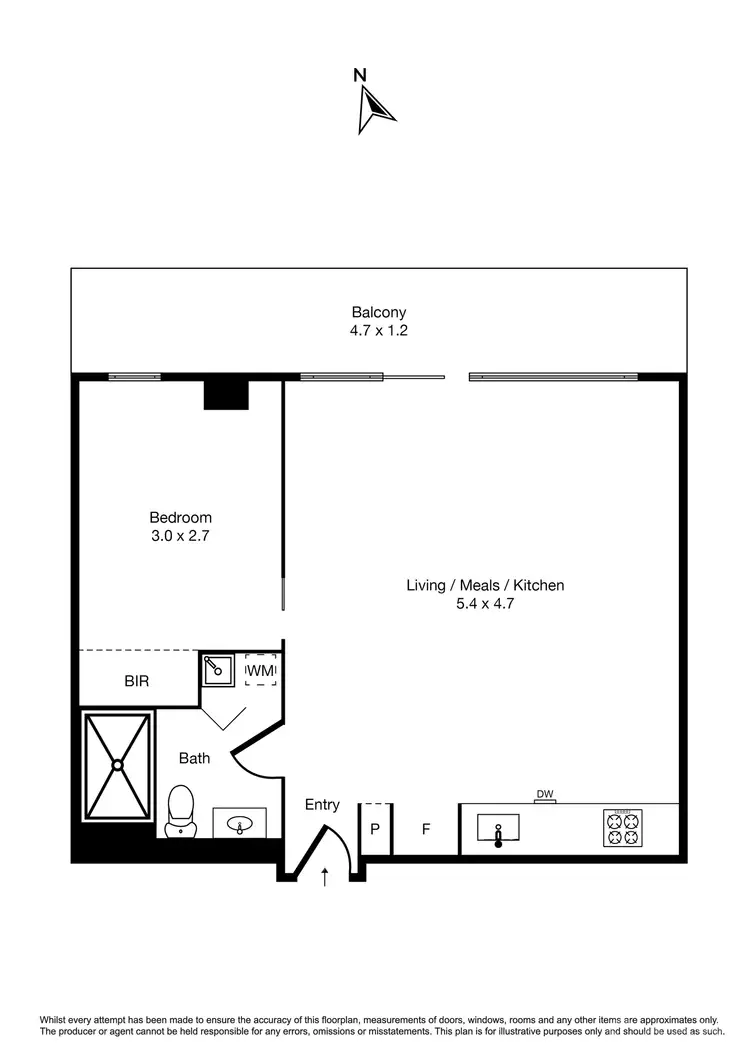 Floorplan of Homely apartment listing, 604/10 Claremont Street, South Yarra VIC 3141