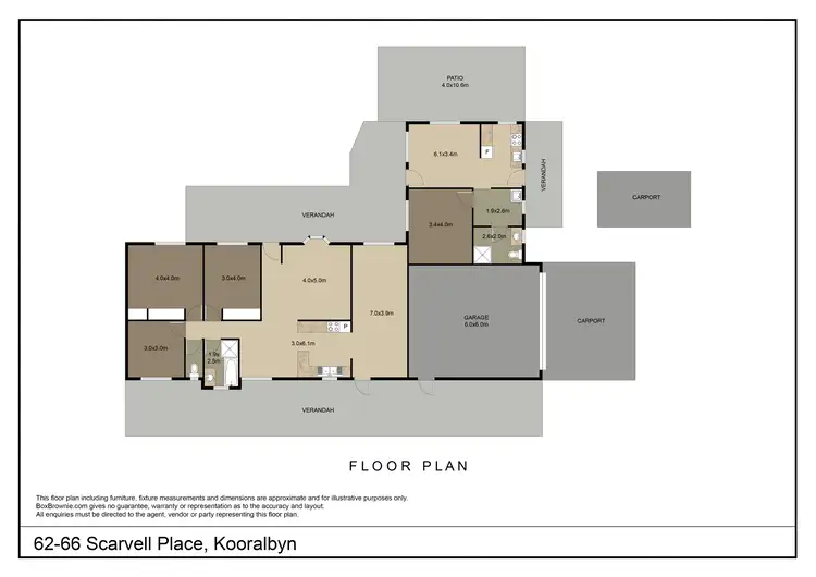 Floorplan of Homely house listing, 62-66 Scarvell Place, Kooralbyn QLD 4285