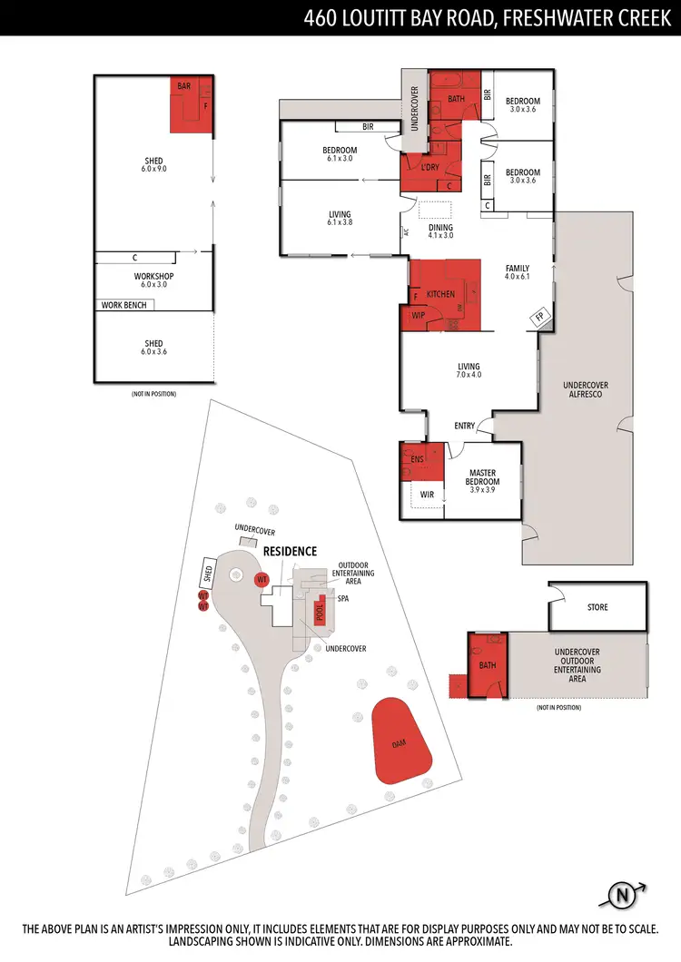 Floorplan of Homely rural property listing, 460 Loutitt Bay Road, Freshwater Creek VIC 3217