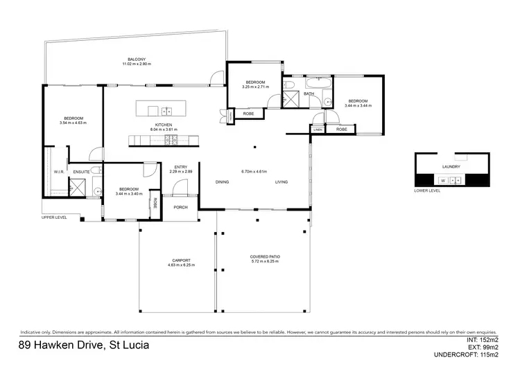 Floorplan of Homely house listing, 89 Hawken Drive, St Lucia QLD 4067