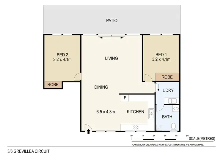 Floorplan of Homely apartment listing, 3/6 Grevillea Circuit, Nightcliff NT 810