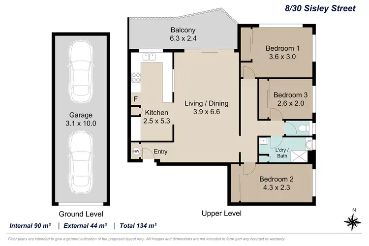 Floorplan of Homely unit listing, 8/30 Sisley Street, St Lucia QLD 4067