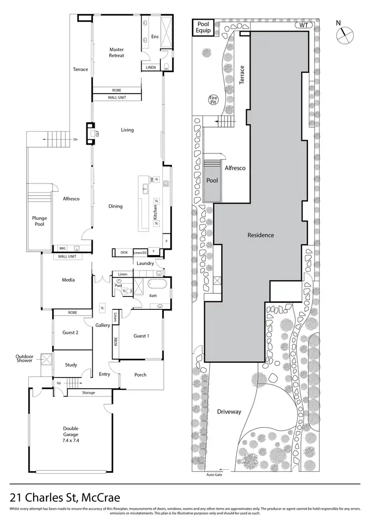 Floorplan of Homely house listing, 21 Charles Street, Mccrae VIC 3938