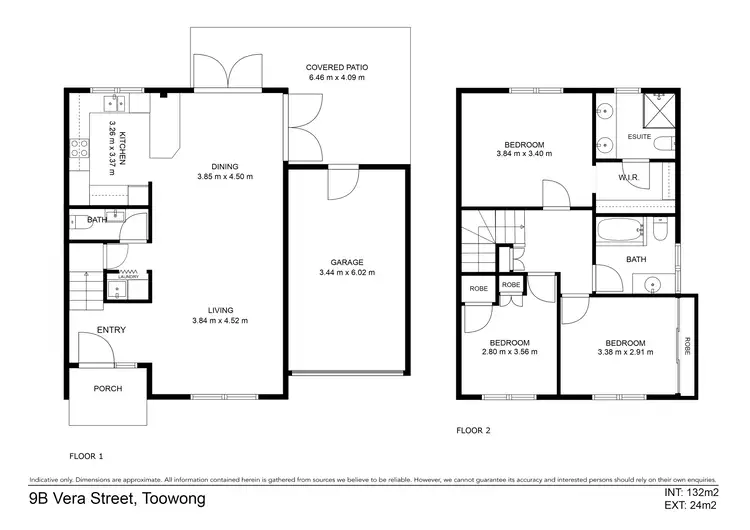 Floorplan of Homely townhouse listing, 9B Vera Street, Toowong QLD 4066