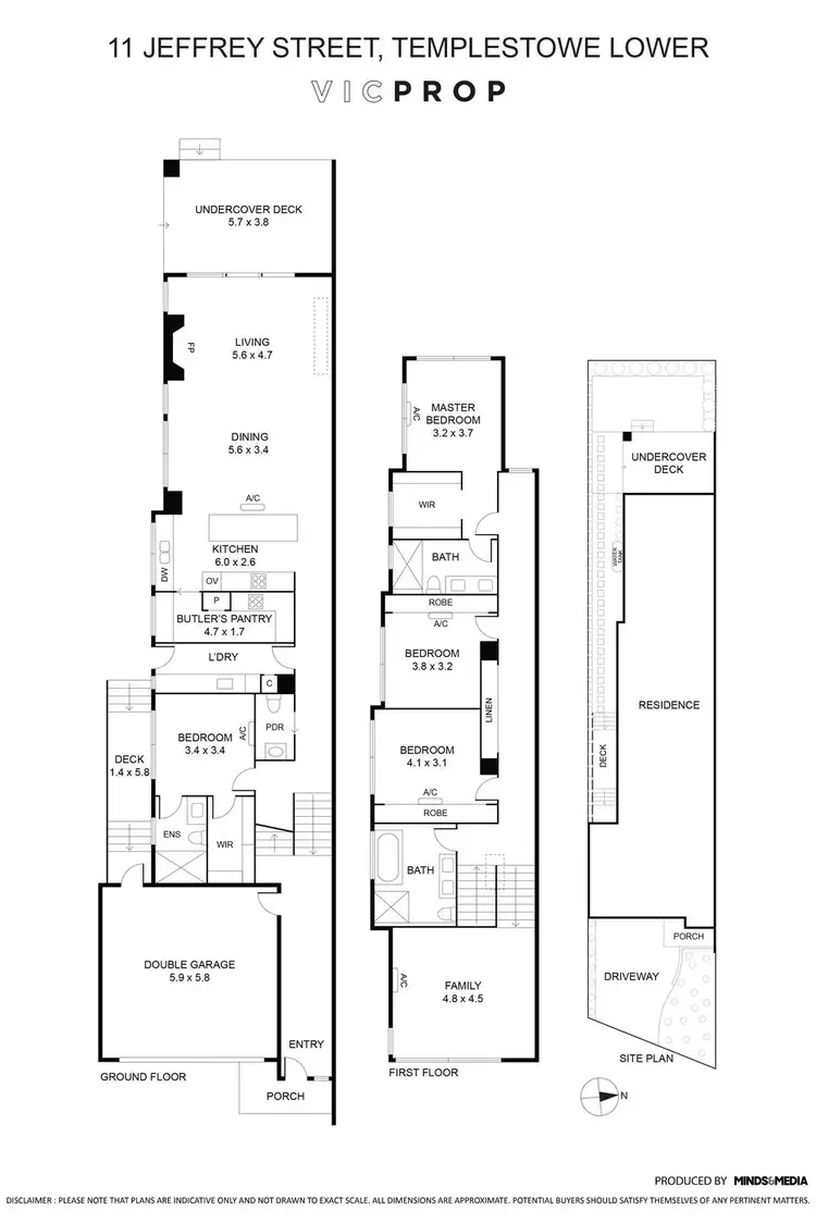 Floorplan of Homely house listing, 11 Jeffrey Street, Templestowe Lower VIC 3107