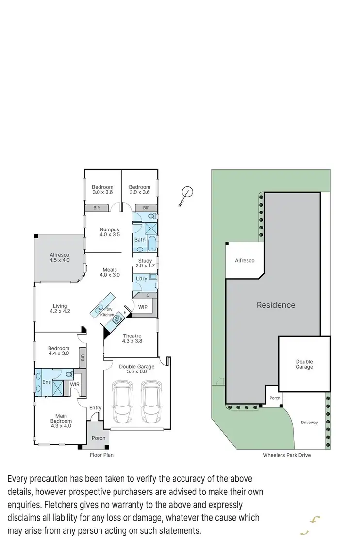 Floorplan of Homely house listing, 24 WHEELERS PARK Drive, Cranbourne North VIC 3977