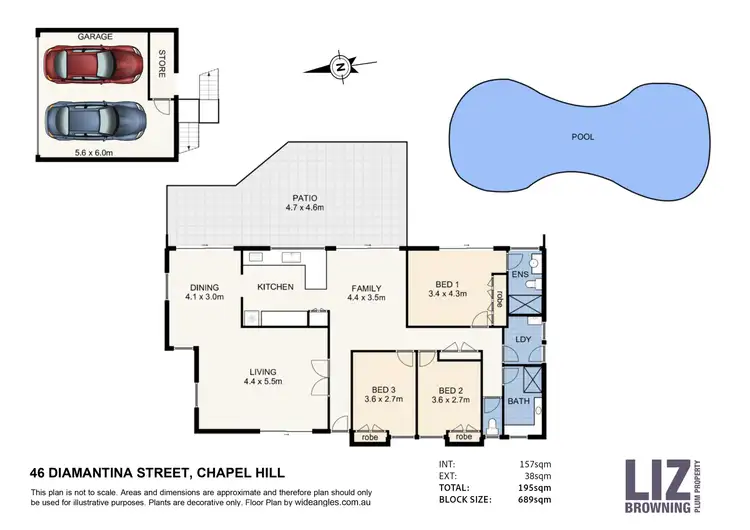 Floorplan of Homely house listing, 46 Diamantina Street, Chapel Hill QLD 4069