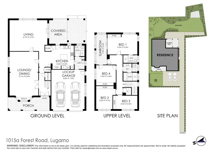 Floorplan of Homely house listing, 1015A Forest Road, Lugarno NSW 2210