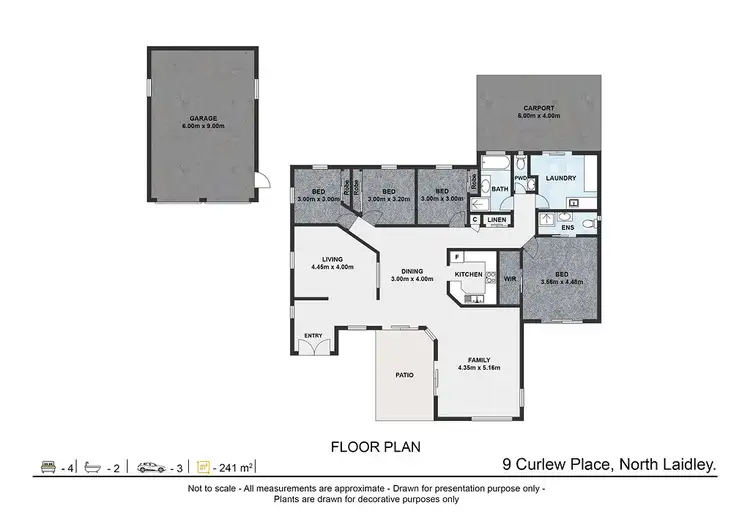 Floorplan of Homely house listing, 9 Curlew Place, Laidley Heights QLD 4341
