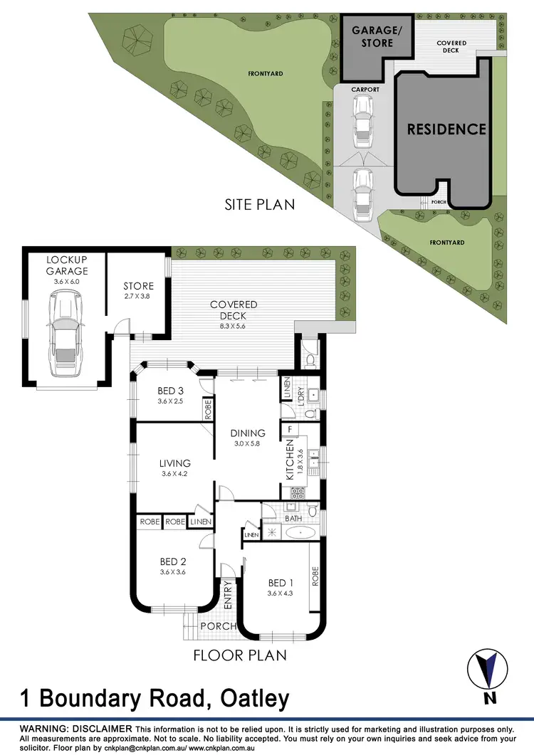 Floorplan of Homely house listing, 1 Boundary Road, Oatley NSW 2223