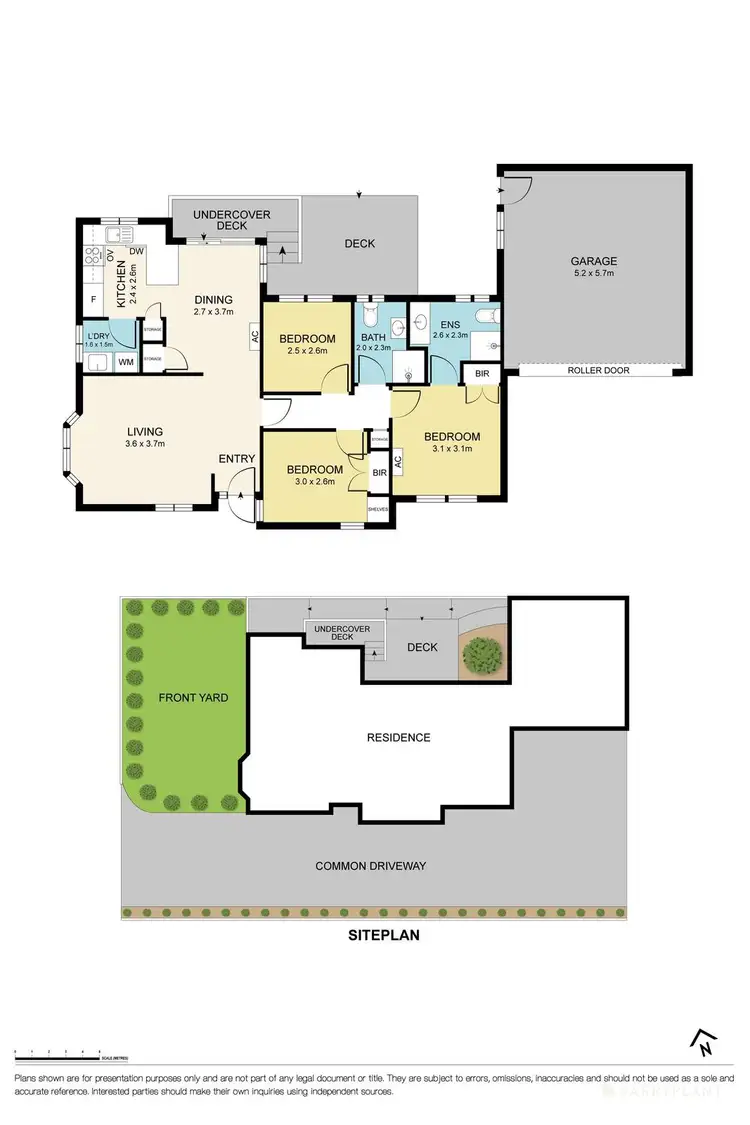 Floorplan of Homely unit listing, 1/164 Hawdon Street, Heidelberg VIC 3084