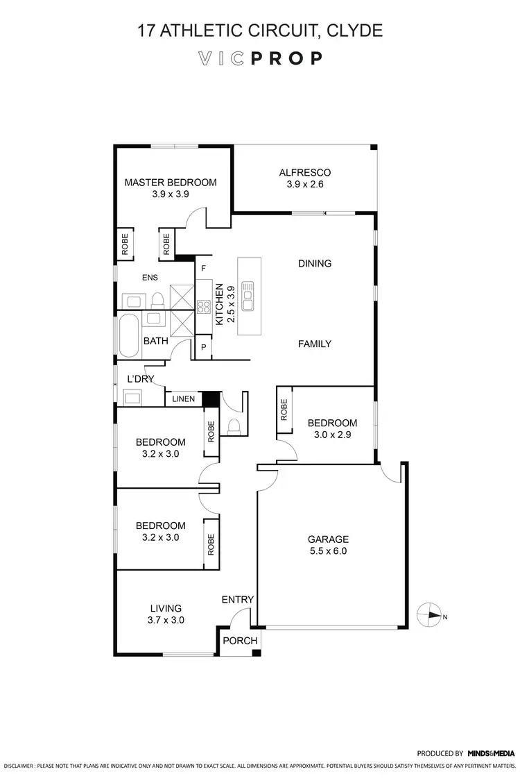 Floorplan of Homely house listing, 17 Athletic Circuit, Clyde VIC 3978