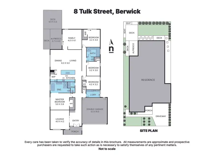 Floorplan of Homely house listing, 8 Tulk Street, Berwick VIC 3806