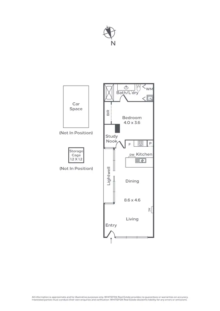 Floorplan of Homely apartment listing, 109/91 Dow Street, Port Melbourne VIC 3207