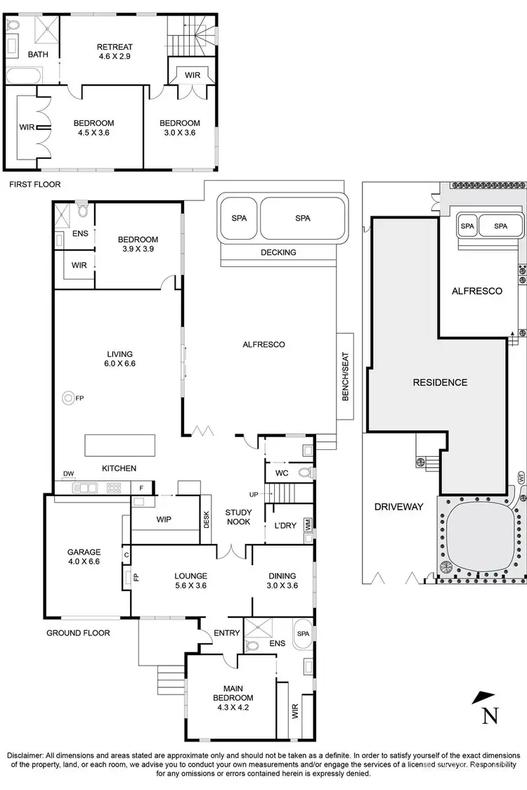 Floorplan of Homely house listing, 39 Raleigh Street, Forest Hill VIC 3131