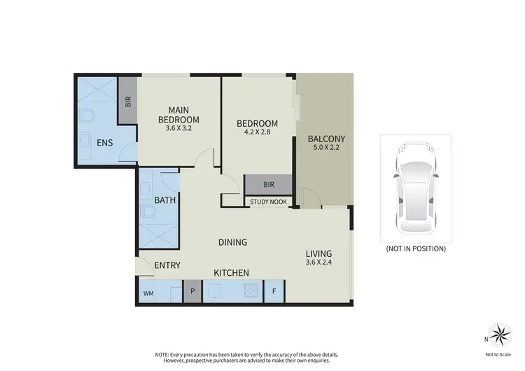 Floorplan of Homely apartment listing, 503/109 Inkerman Street, St Kilda VIC 3182