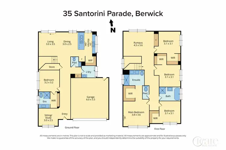 Floorplan of Homely house listing, 35 Santorini Parade, Berwick VIC 3806