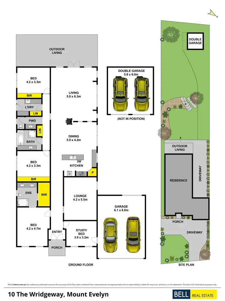 Floorplan of Homely house listing, 10 The Wridgeway, Mount Evelyn VIC 3796