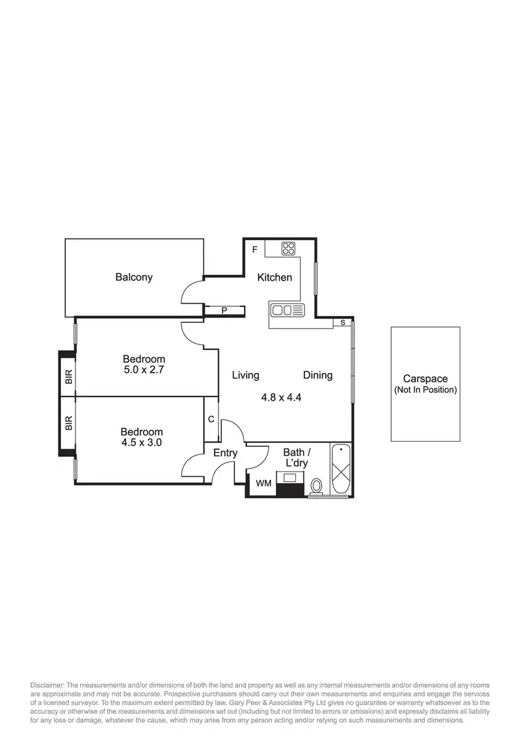 Floorplan of Homely apartment listing, 10/46 Orrong Crescent, Caulfield North VIC 3161