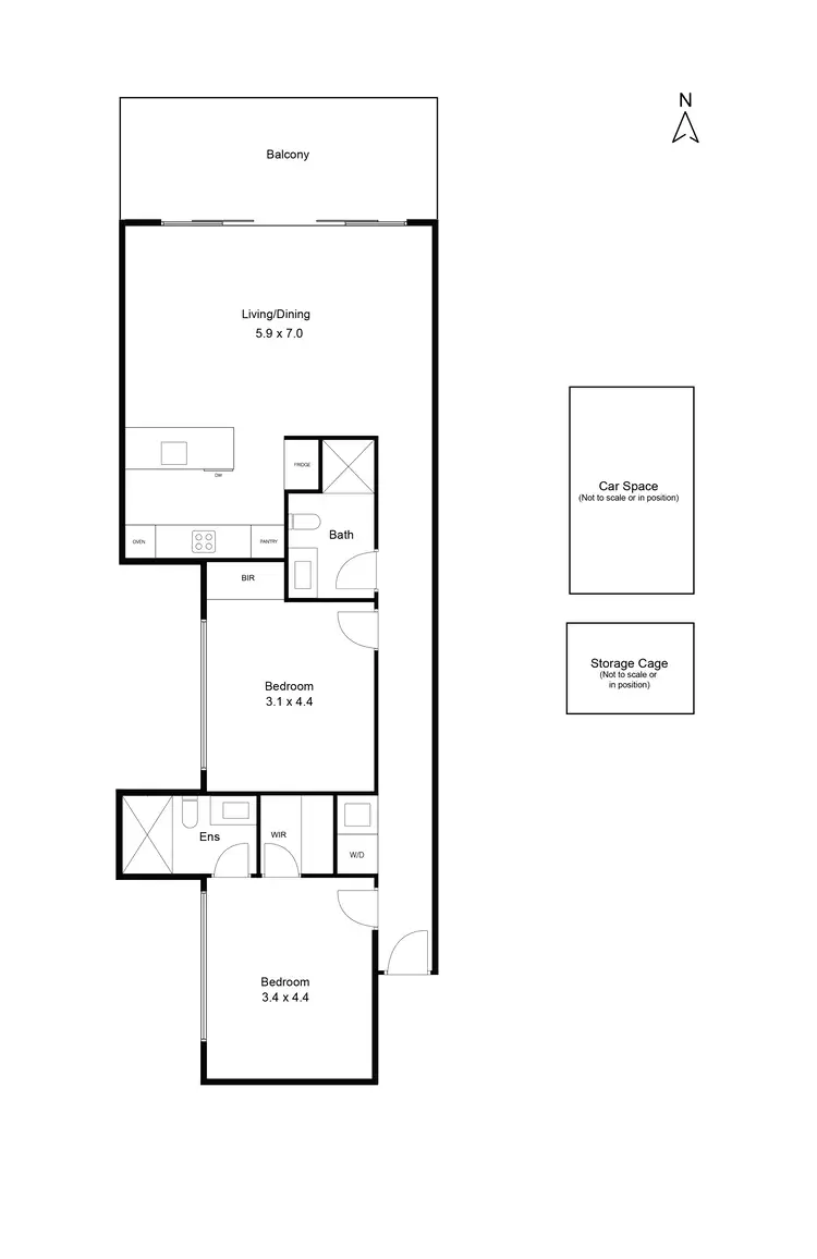 Floorplan of Homely apartment listing, 101/630 Glen Huntly Road, Caulfield South VIC 3162