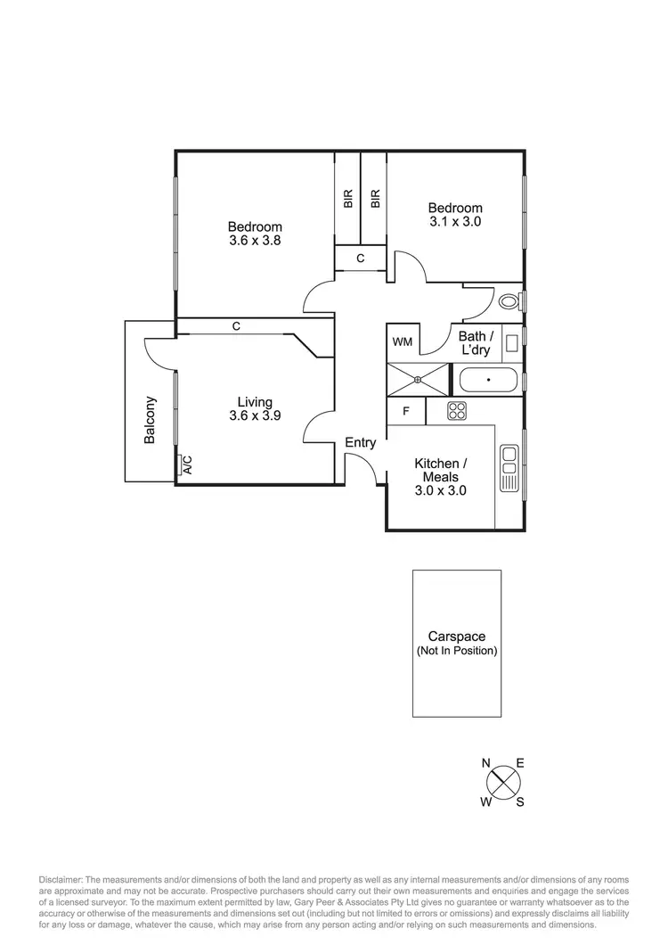 Floorplan of Homely apartment listing, 9/27 Mitford Street, St Kilda VIC 3182