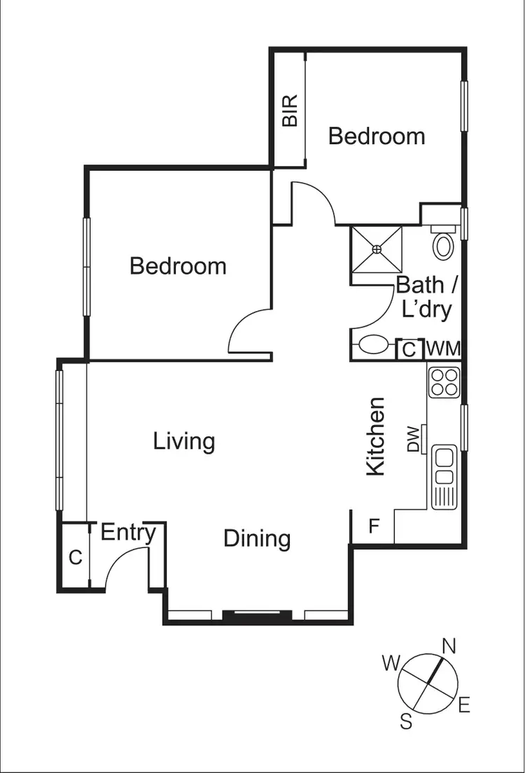 Floorplan of Homely apartment listing, 5/35 Eildon Road, St Kilda VIC 3182