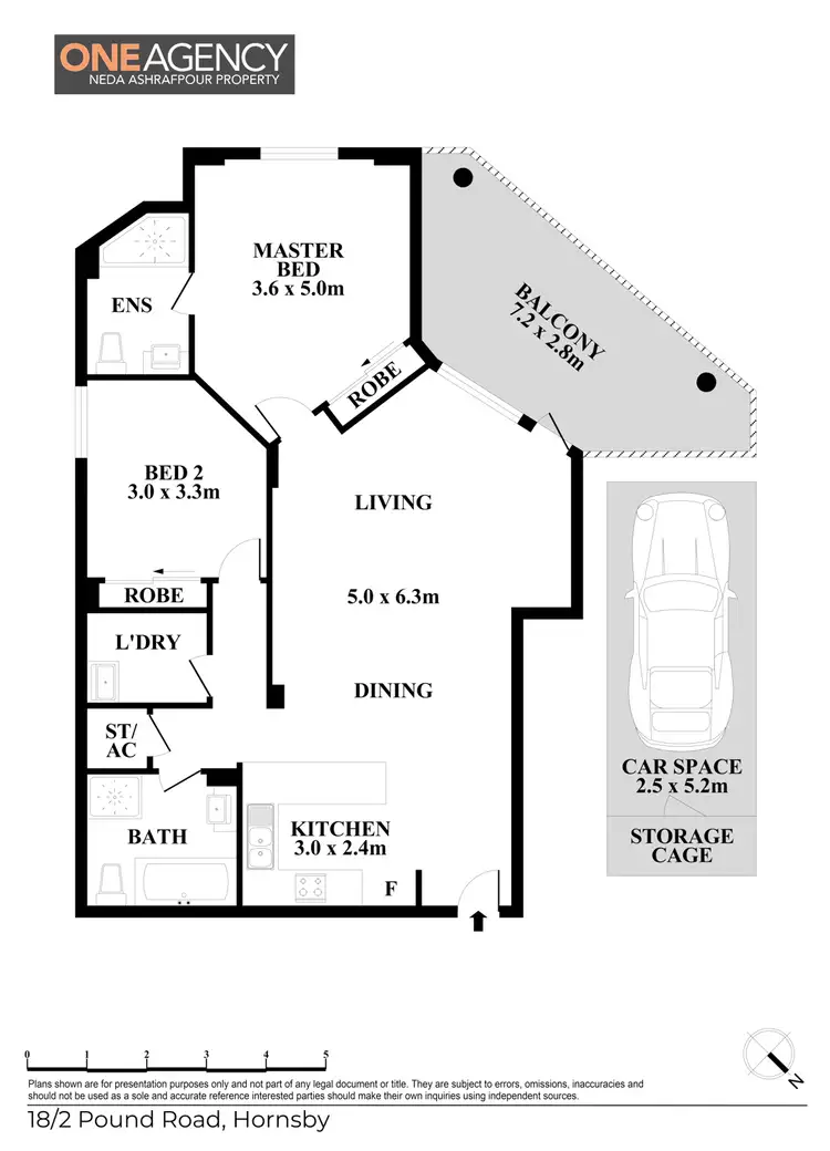 Floorplan of Homely apartment listing, 18/2 Pound Road, Hornsby NSW 2077