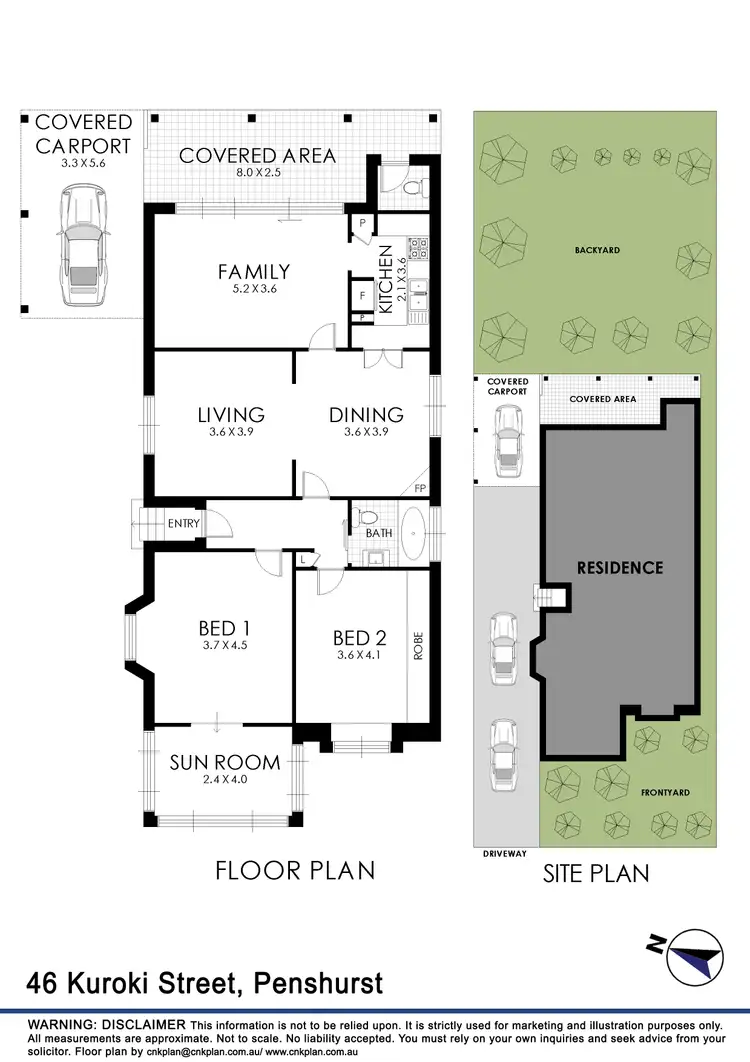 Floorplan of Homely house listing, 46 Kuroki Street, Penshurst NSW 2222