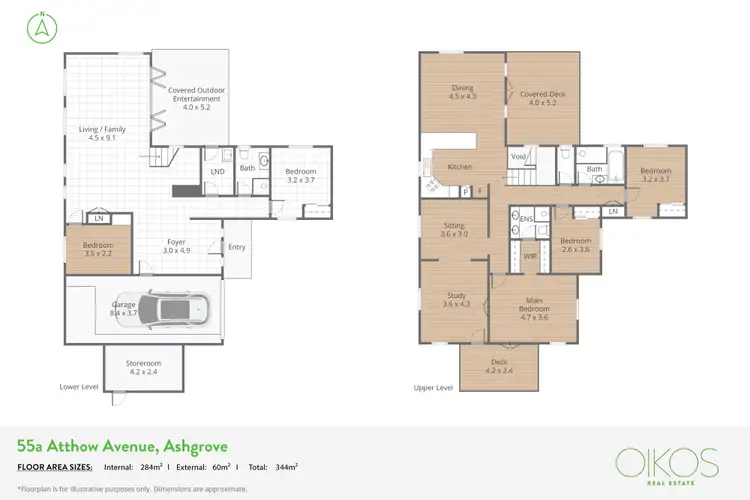 Floorplan of Homely house listing, 55A Atthow Avenue, Ashgrove QLD 4060