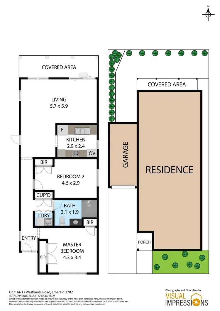 Floorplan of Homely house listing, 14/11 Westlands Road, Emerald VIC 3782