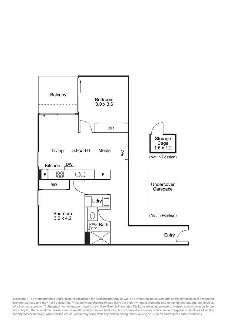 Floorplan of Homely apartment listing, 205/2A Royal Parade, Caulfield South VIC 3162