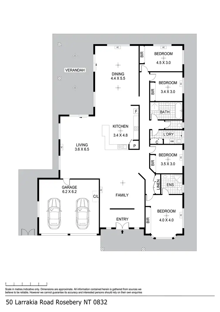 Floorplan of Homely house listing, 50 Larrakia Road, Rosebery NT 832