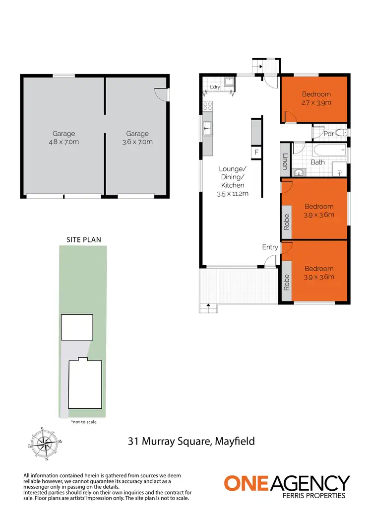 Floorplan of Homely house listing, 31 Murray Square, Mayfield NSW 2304
