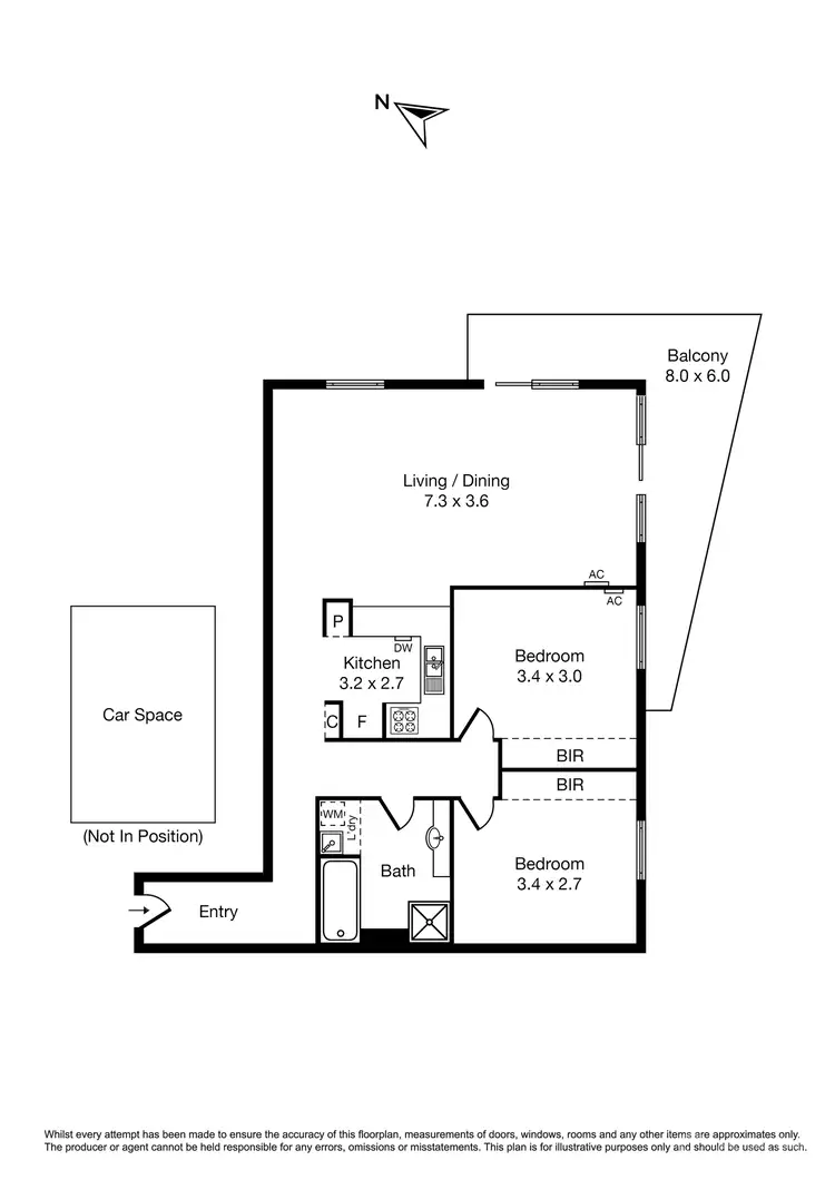 Floorplan of Homely apartment listing, 51/1A St Kilda Road, St Kilda VIC 3182