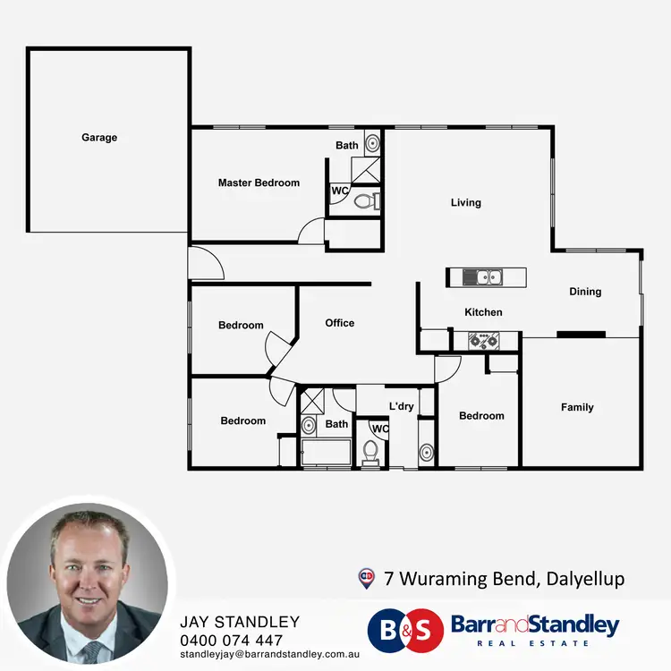 Floorplan of Homely house listing, 7 Wuraming Bend, Dalyellup WA 6230
