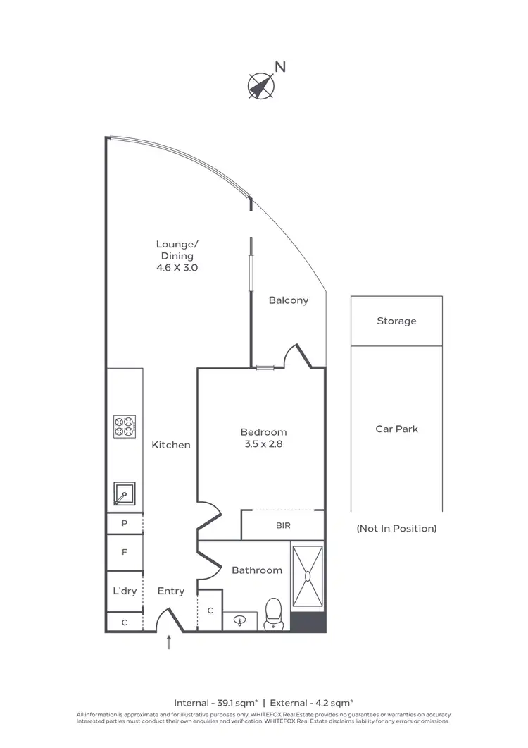 Floorplan of Homely apartment listing, 720/3 Tarver Street, Port Melbourne VIC 3207