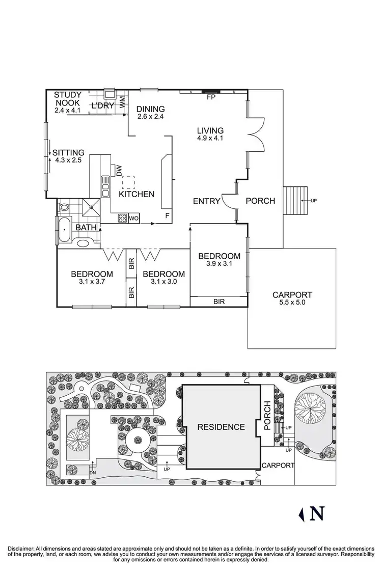 Floorplan of Homely house listing, 25 Gertrude Street, Templestowe Lower VIC 3107