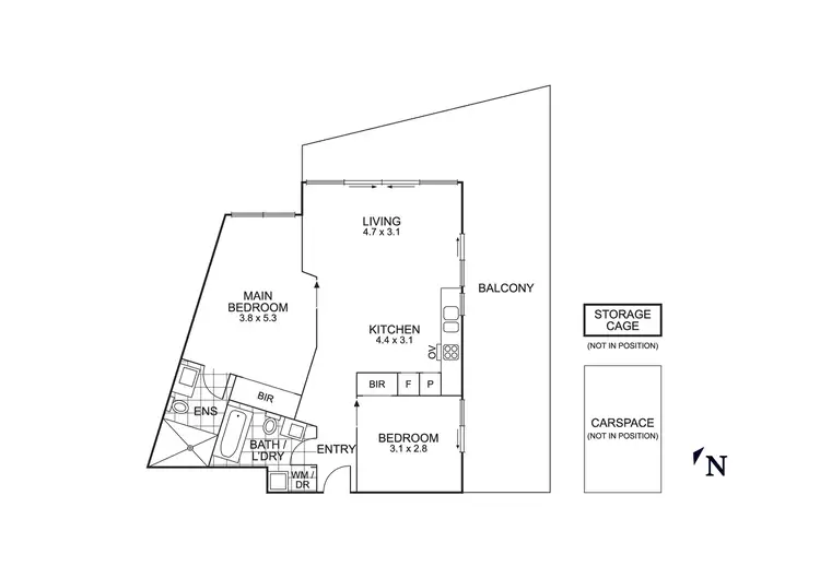 Floorplan of Homely apartment listing, 604/222 Bay Road, Sandringham VIC 3191