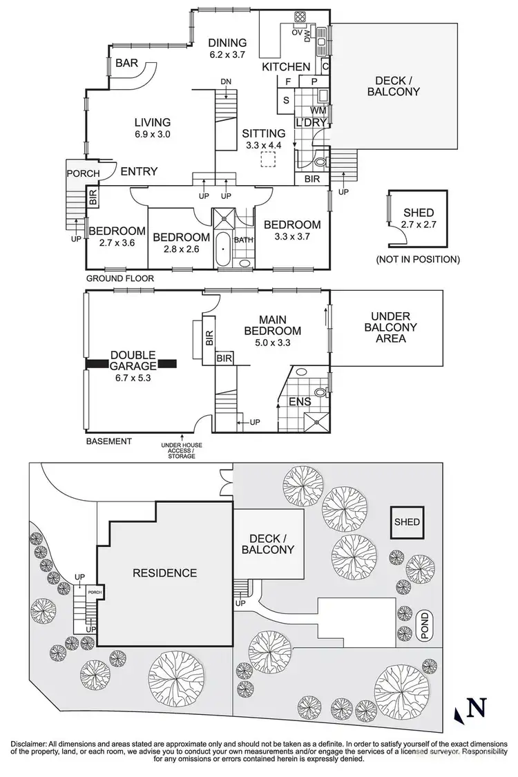 Floorplan of Homely house listing, 2 Glen Katherine Drive, St Helena VIC 3088