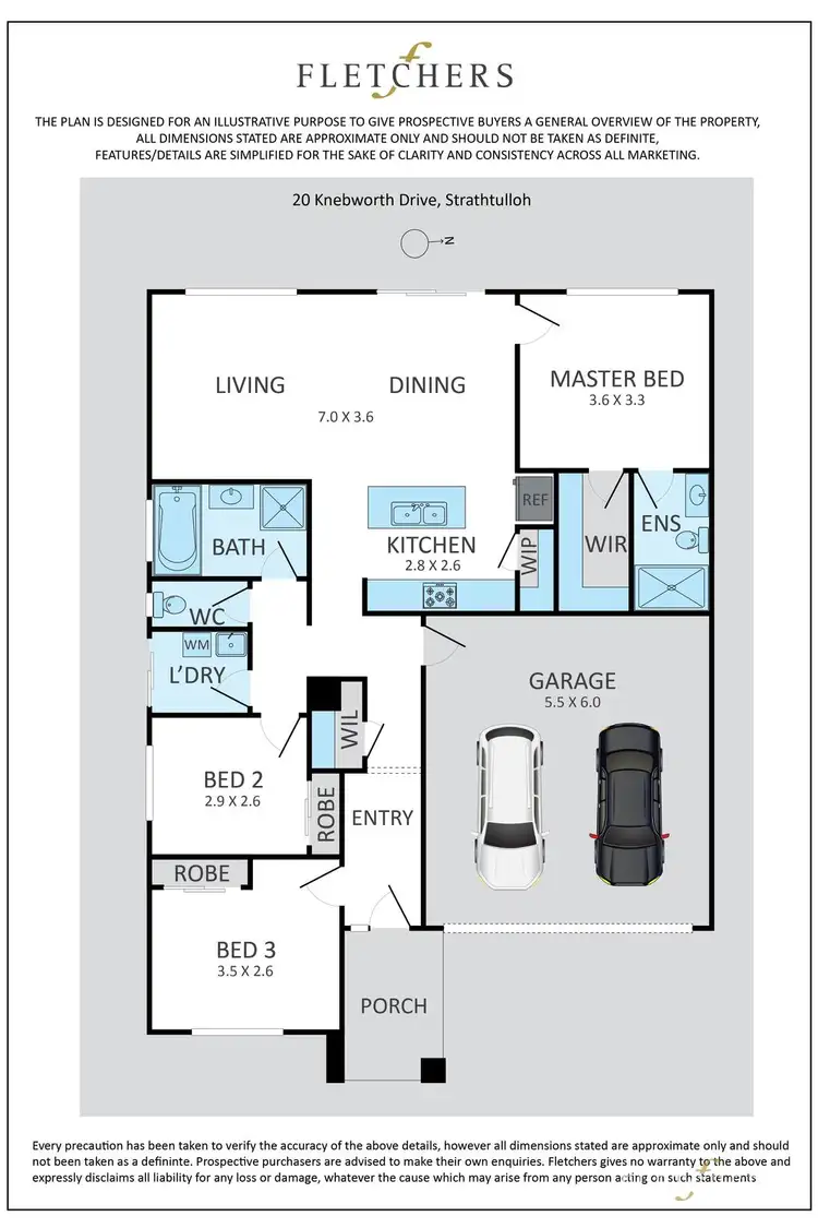 Floorplan of Homely house listing, 20 Knebworth Drive, Strathtulloh VIC 3338