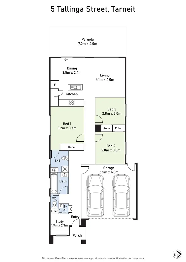 Floorplan of Homely house listing, 5 Tallinga Street, Tarneit VIC 3029