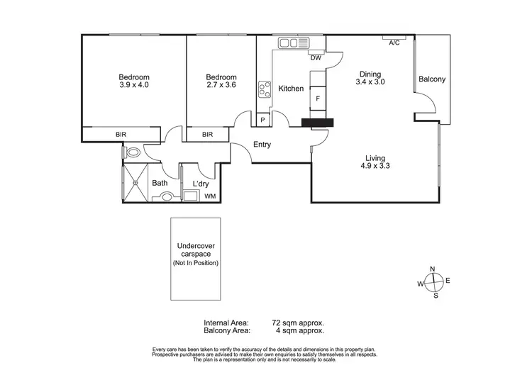Floorplan of Homely apartment listing, 3/11 Wrexham Road, Windsor VIC 3181