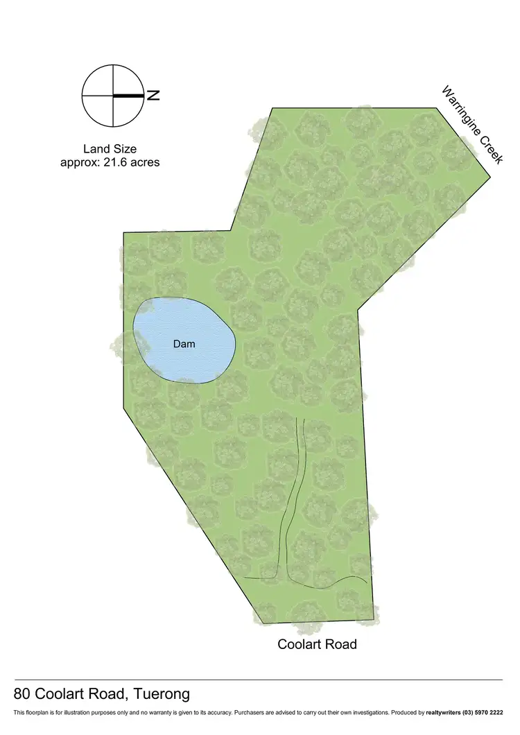 Floorplan of Homely land listing, 80 Coolart Road, Tuerong VIC 3915