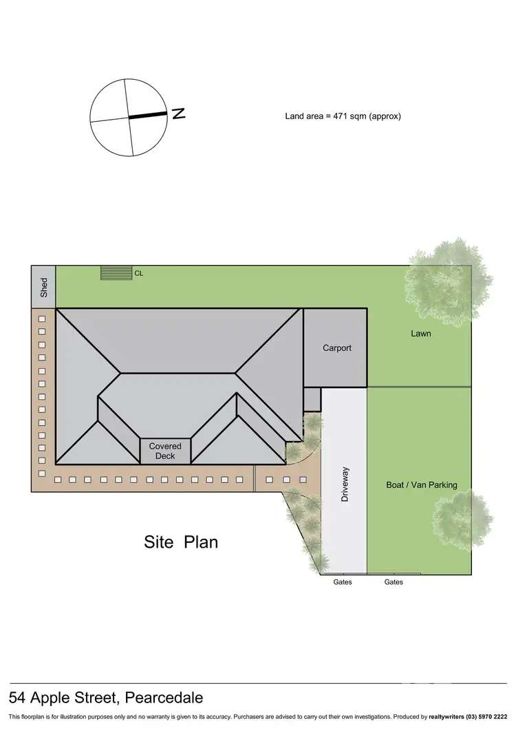 Floorplan of Homely house listing, 54 Apple Street, Pearcedale VIC 3912