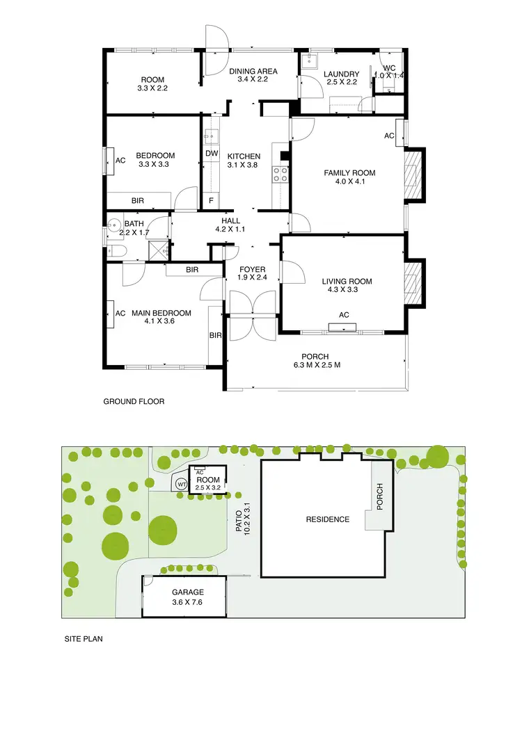 Floorplan of Homely house listing, 36 Howe Street, Murrumbeena VIC 3163