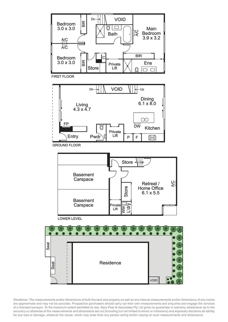 Floorplan of Homely townhouse listing, 25/3 Wilks Street, Caulfield North VIC 3161