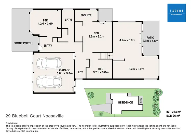 Floorplan of Homely house listing, 29 Bluebell Court, Noosaville QLD 4566