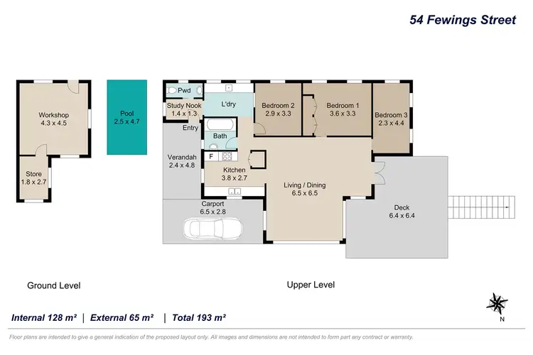 Floorplan of Homely house listing, 54 Fewings Street, Toowong QLD 4066