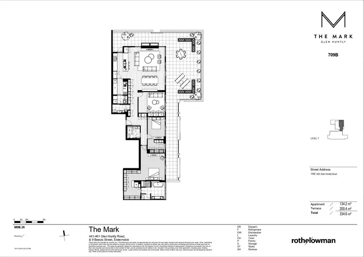 Floorplan of Homely apartment listing, 709B/455 Glen Huntly Road, Elsternwick VIC 3185